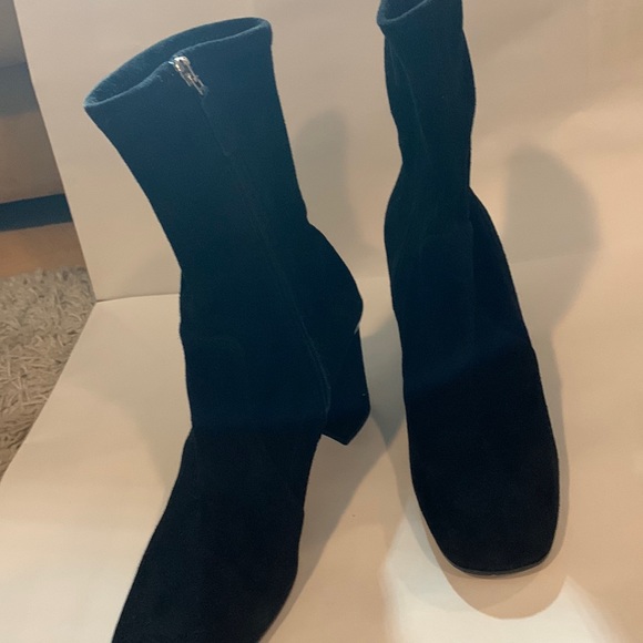 Black Prada velvet booties - Picture 1 of 5